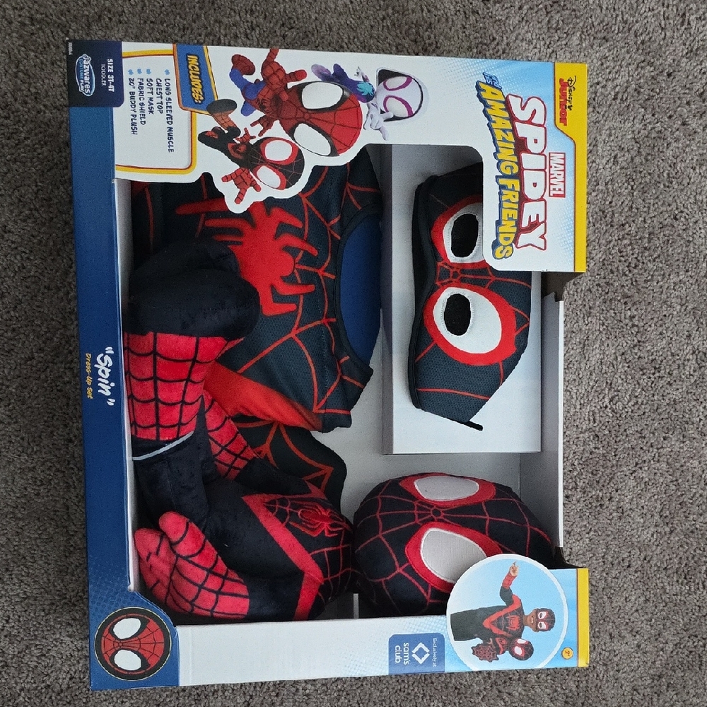 Marvel Red and Black Superhero Costume